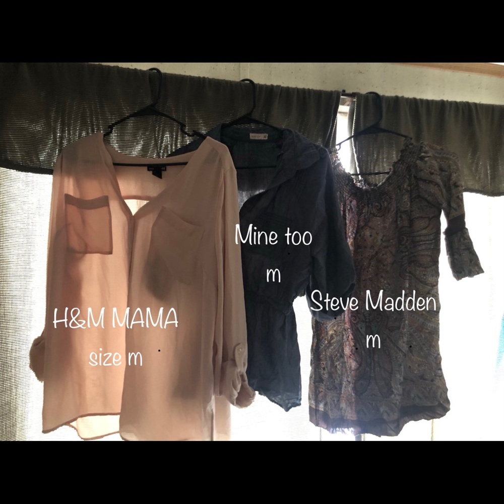 Bundle maternity shirts